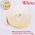 5Meters DIPE Self-Adhesive Door And Window Sealing Strip Glass Window Anti-Collision Rubber Strip Foam Sound Insulation Strip