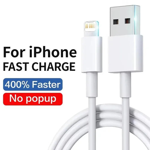 30W PD Fast Charging Cable for iPhone 14 13 12 mini 11 Pro XS Max XR X 8 7 Plus SE Cable 1m 1.5m 2m 3m