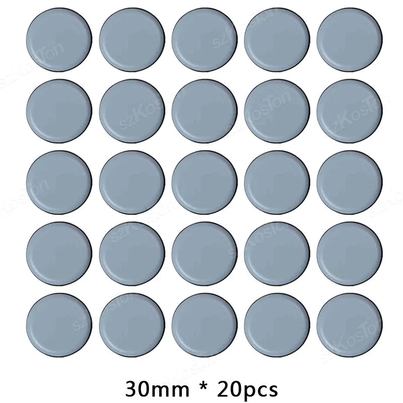 20PCS Furniture Slider Pads Table Chair Leg Sliding Block Anti Scratch Easy Move Heavy Furniture Leg Mat Thickened Moving Pads
