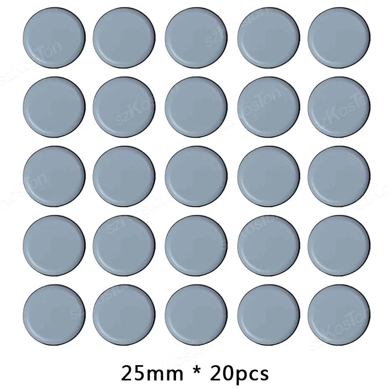20PCS Furniture Slider Pads Table Chair Leg Sliding Block Anti Scratch Easy Move Heavy Furniture Leg Mat Thickened Moving Pads