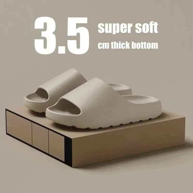 Coconut Slippers Feel like Stepping on Shit Thick-soled Sandals Summer New Non-slip Wearing Sandals