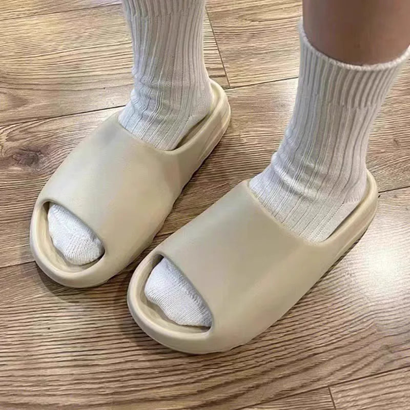 Coconut Slippers Feel like Stepping on Shit Thick-soled Sandals Summer New Non-slip Wearing Sandals
